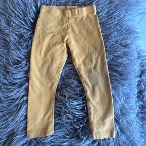 Baby Solid Yellow Leggings